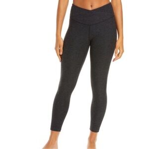 Zella Charcoal Cross Over Leggings small